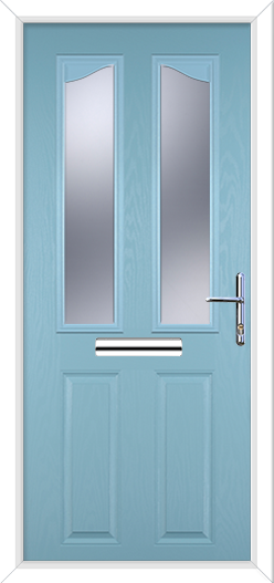 Maple Eyebrow Composite Front Door