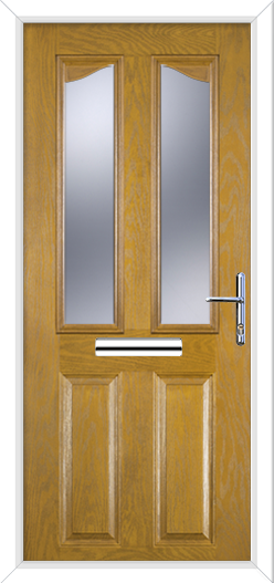 Maple Eyebrow Composite Front Door
