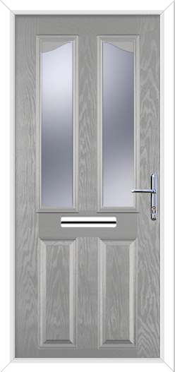 Maple Eyebrow Composite Front Door